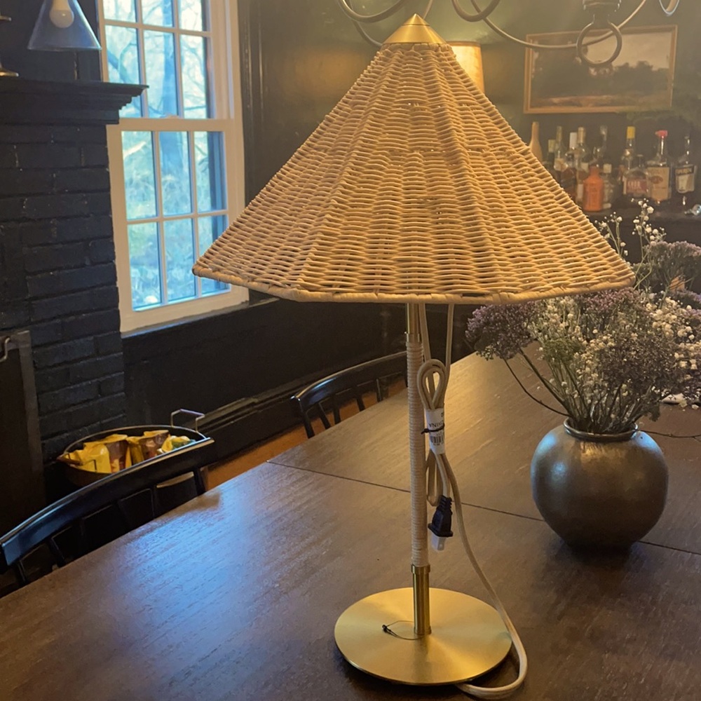 Studio McGee for Target Wicker Table Lamp